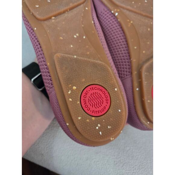 FitFlop Allegro Airyknit Ballet Flat Size 10 Rose Pink Comfort Shoe - Picture 8 of 11